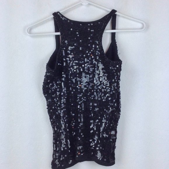 Black Kenneth Cole sequined top - Picture 5 of 6